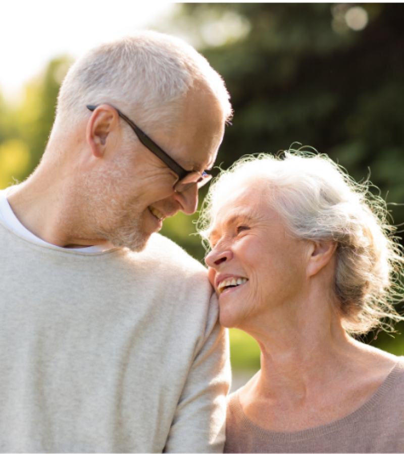 Persona usando tecnología de bienestar